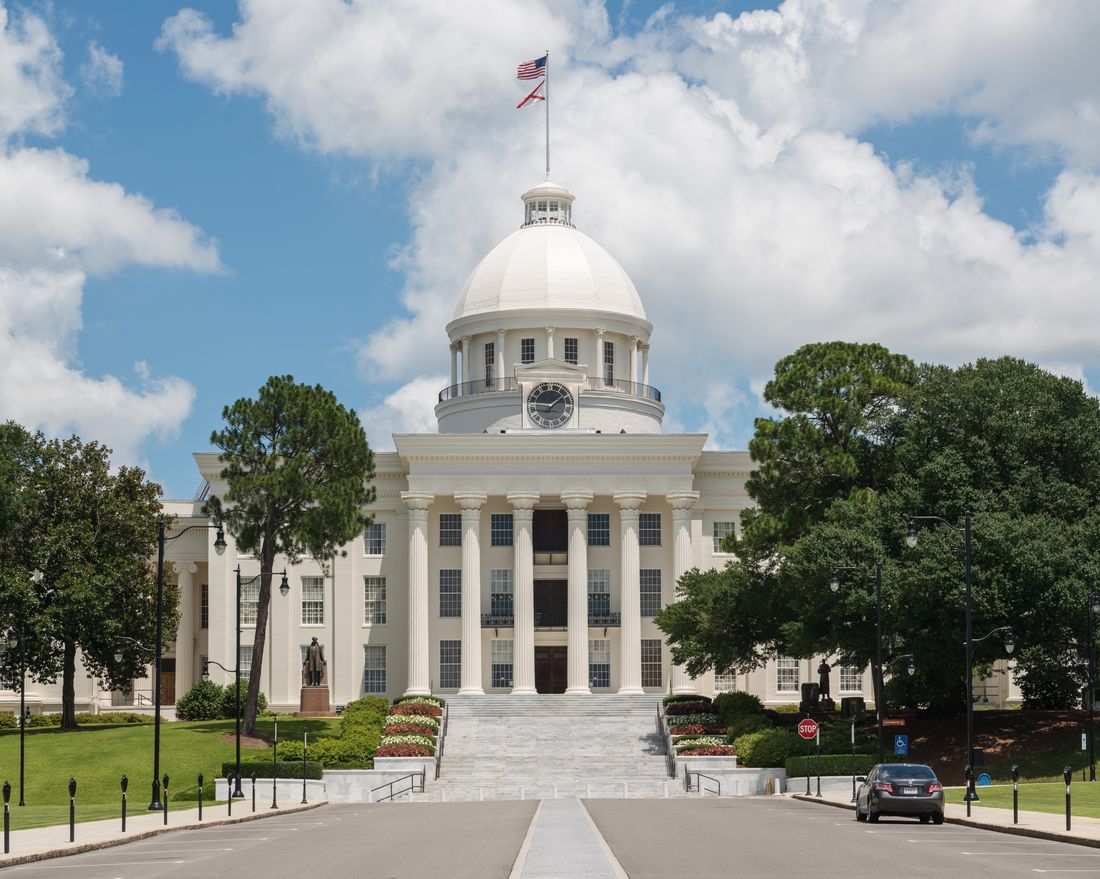 The Alabama State Capitol in Montgomery